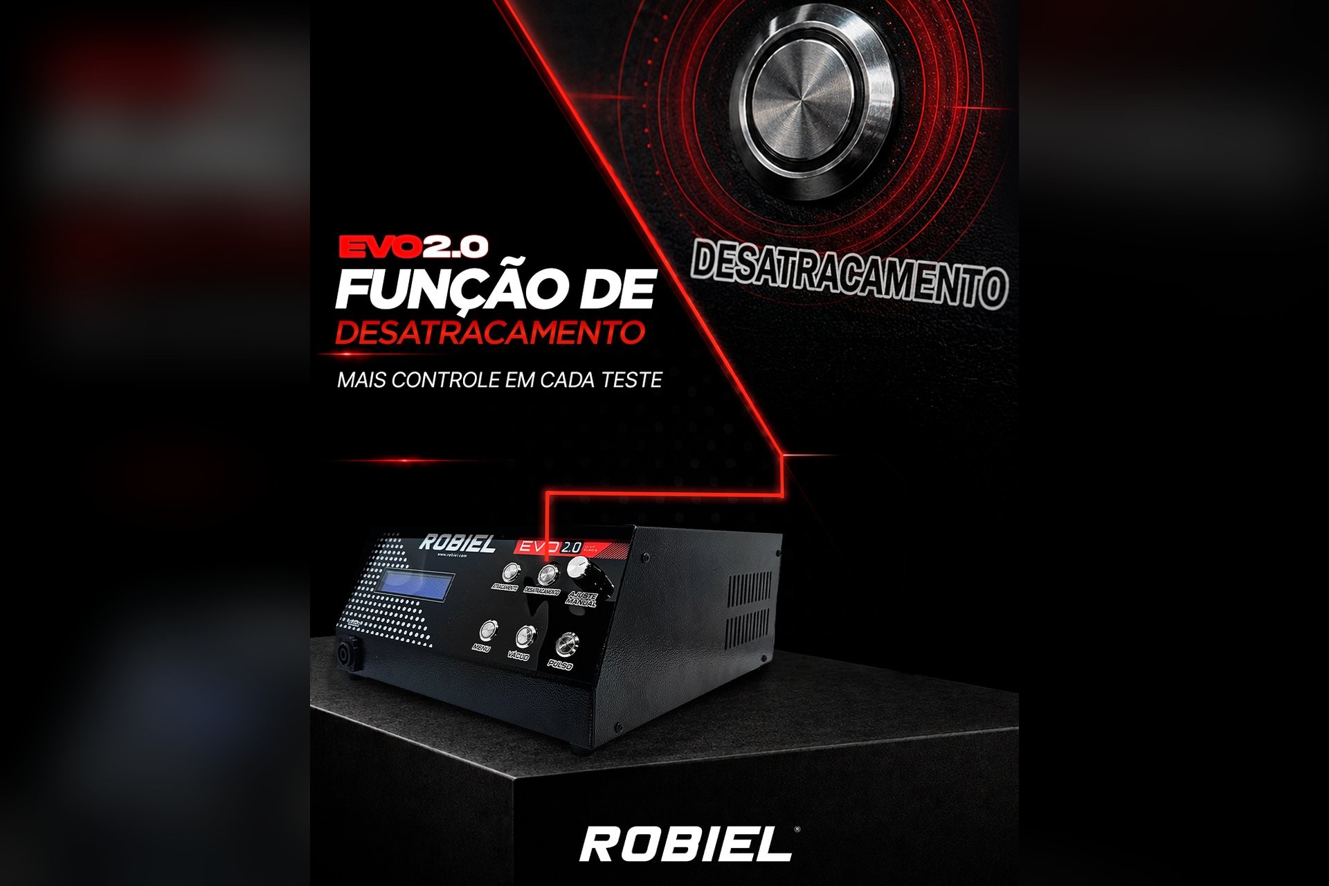 Função de Desatracamento da EVO 2.0: Mais Controle em Cada Teste de Unidades e Injetores